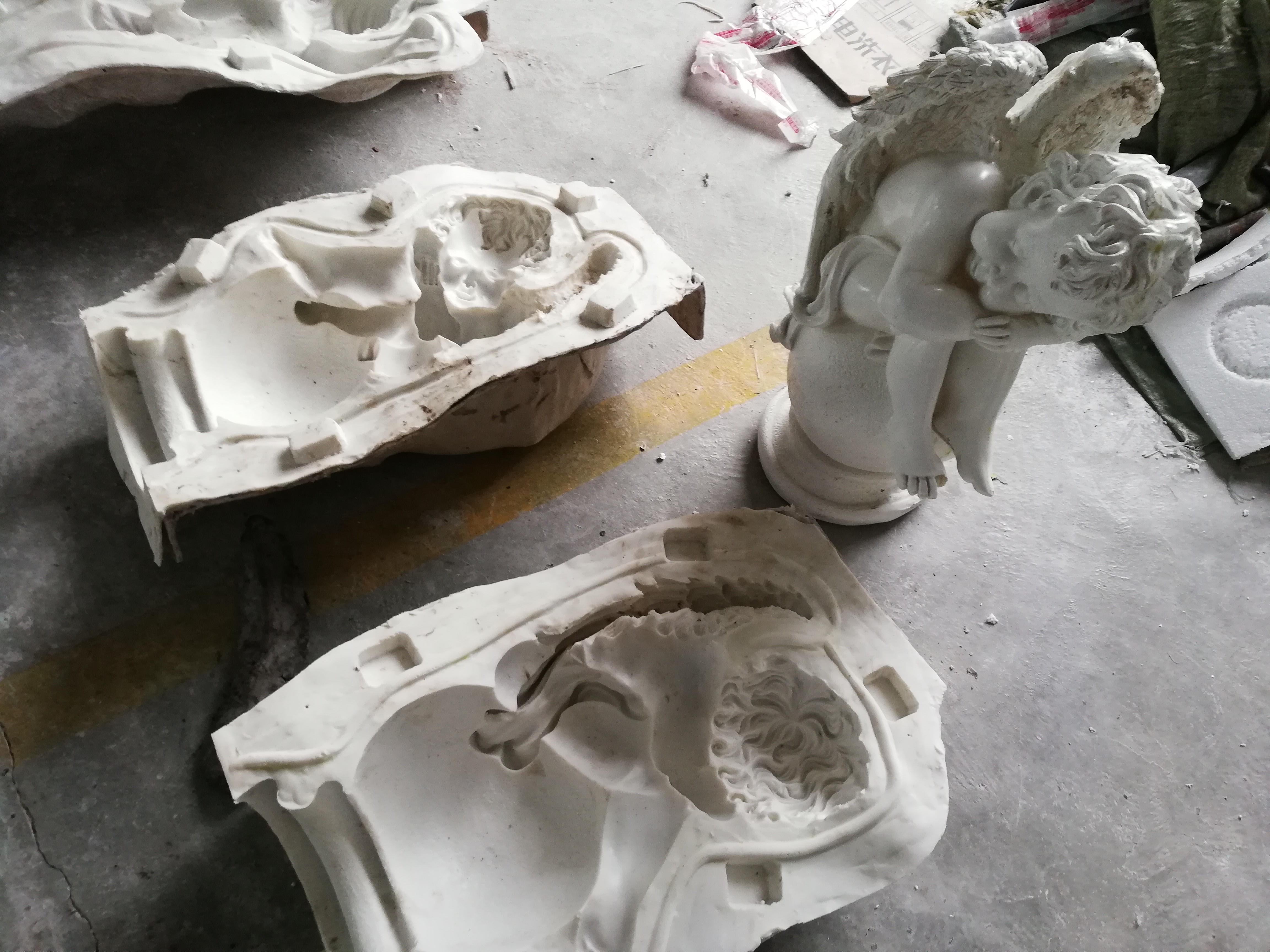 縮合型模具硅膠怎么開(kāi)分片模 ？